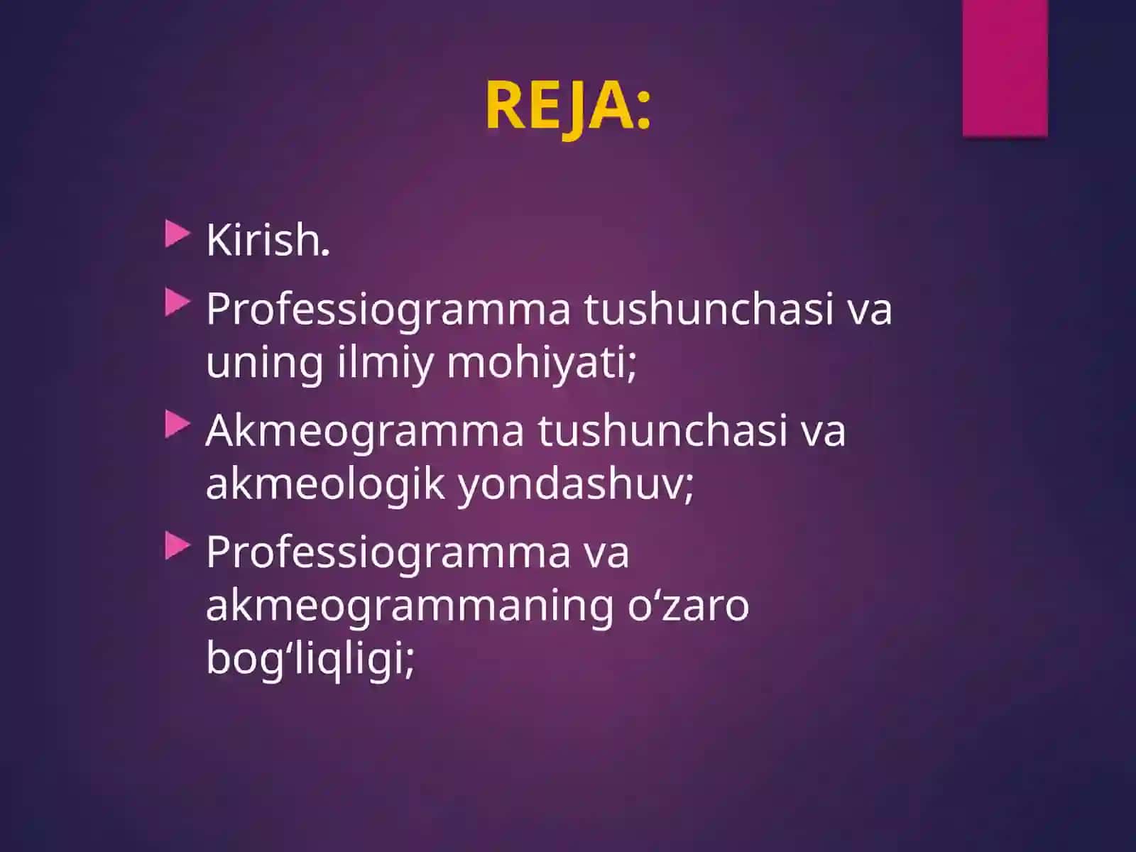PROFESSIOGRAMMA VA AKMEOGRAMMA 2