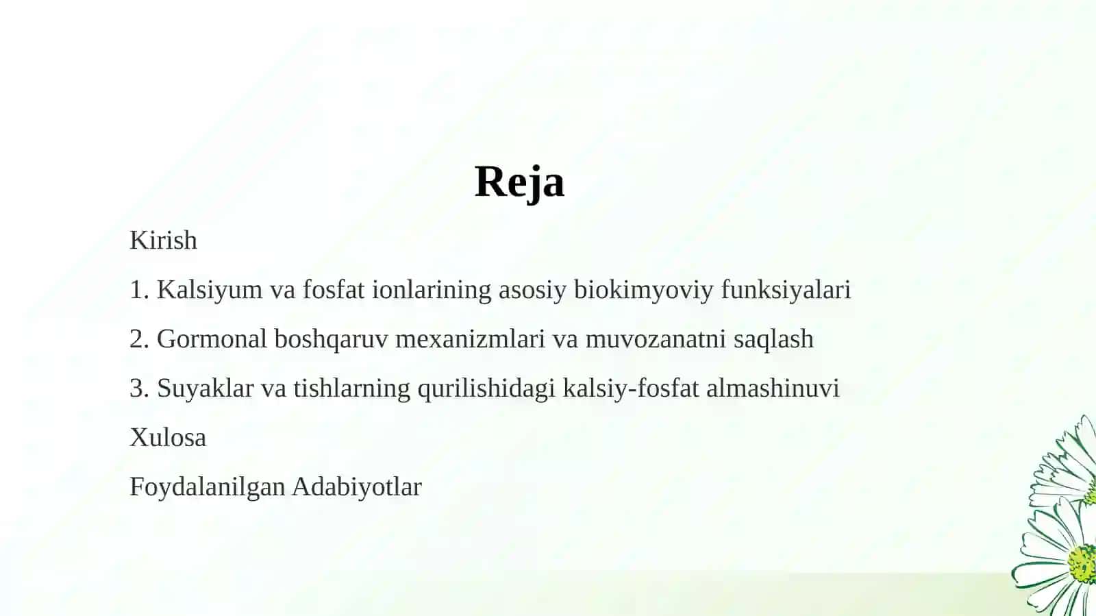 KALSIY VA FOSFAT ALMASHINUVI BIOKIMYOSI 2