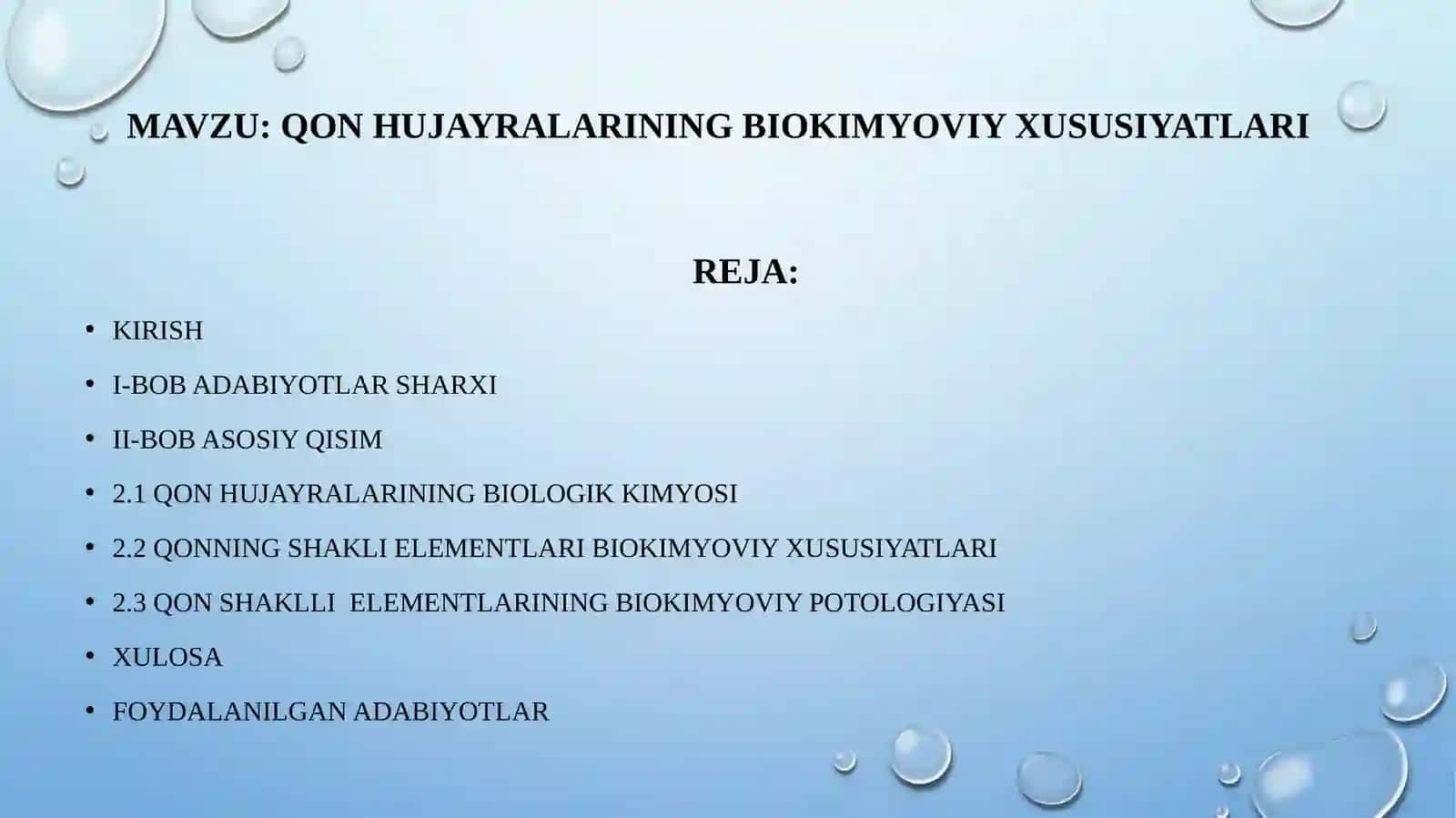 Biologiya yo’nalishi 191 - Biologiya 2