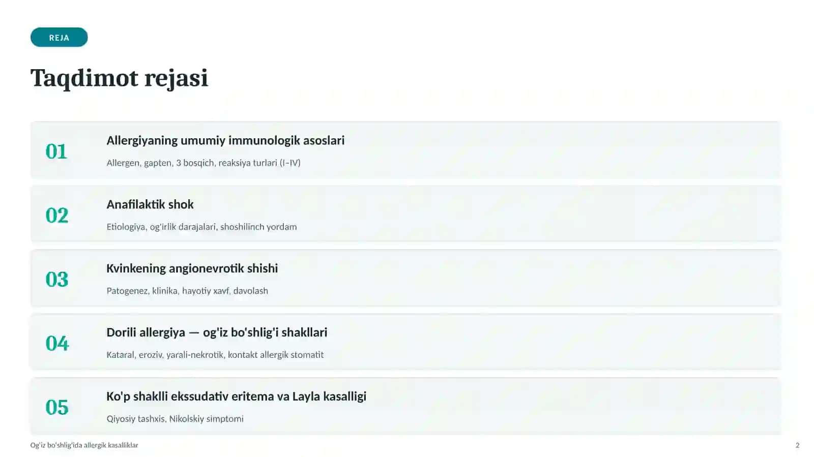 Allergik kassalliklar 2