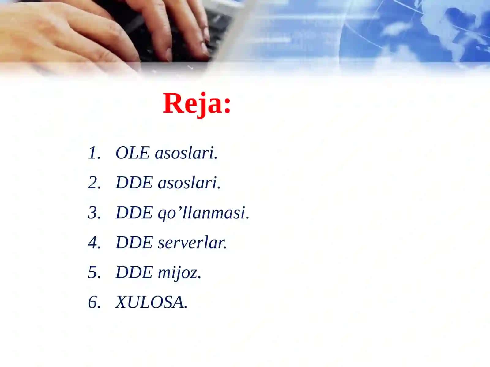 Delphi dasturlash tilida voqea va xabarlar. 2
