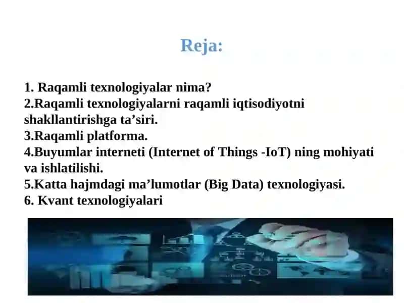 Raqamli Texnologiyalar 2