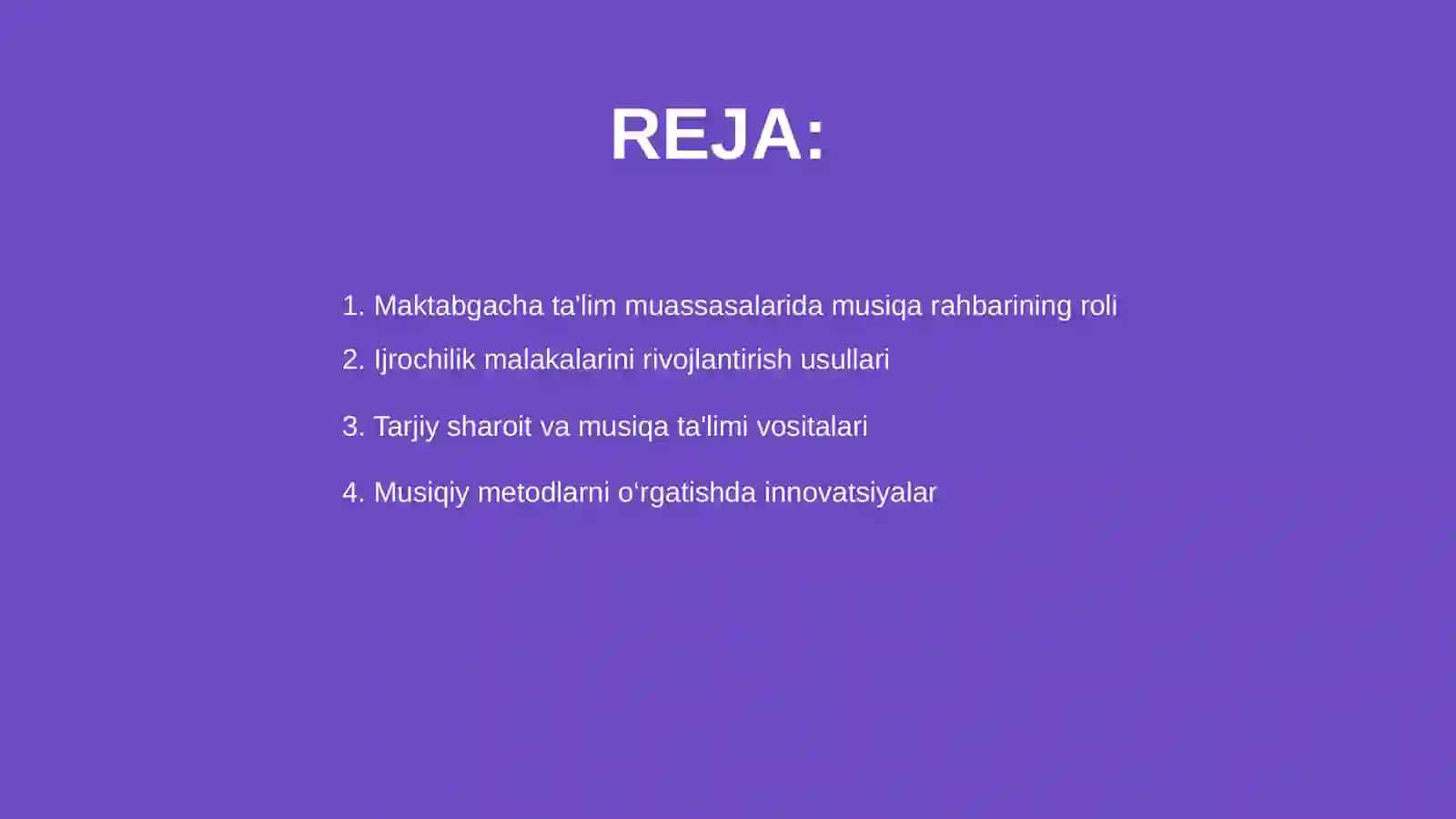 Maktabgacha ta'lim muassasalarida musiqa rahbari va tarbiyalanuvchilarining ijrochilik malakalari 2