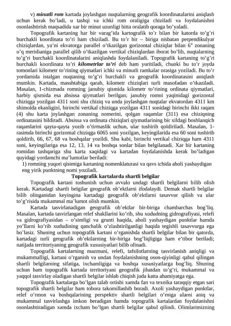 Topografik kartalar 2