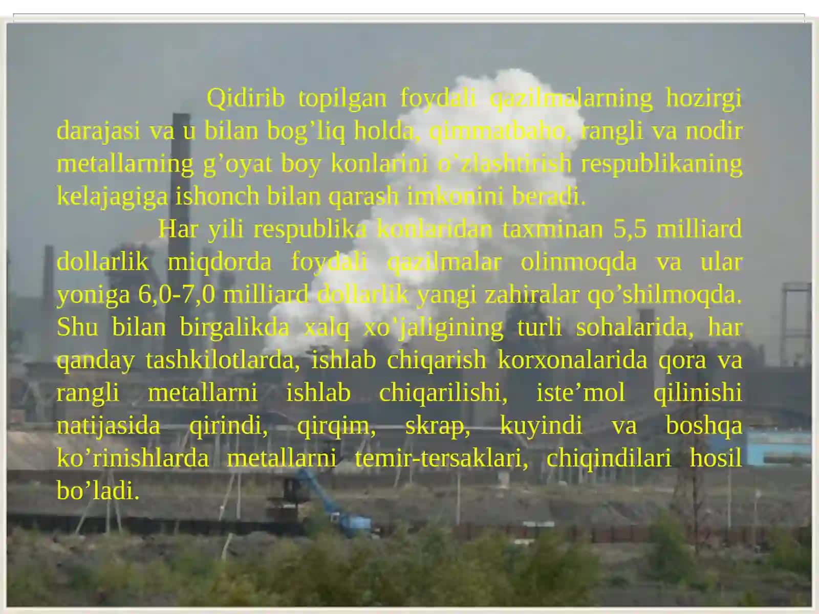 Metallarni ikkilamchi metallurgiyasi to’g’risida umumiy ma’lumot 2