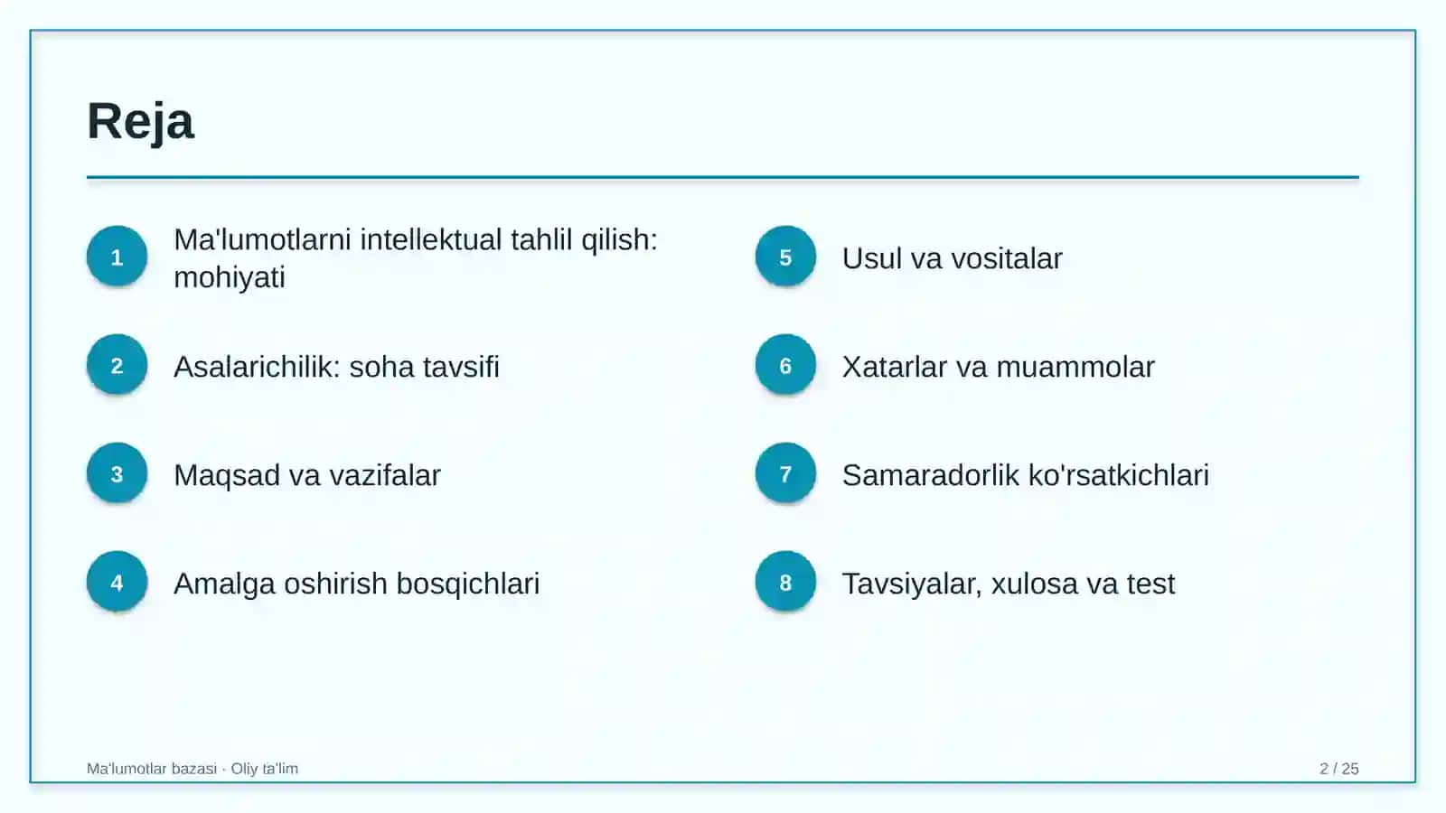 asalarichilikda ma'lumotlarni intellektual tahlil qilish data mining 9415 2