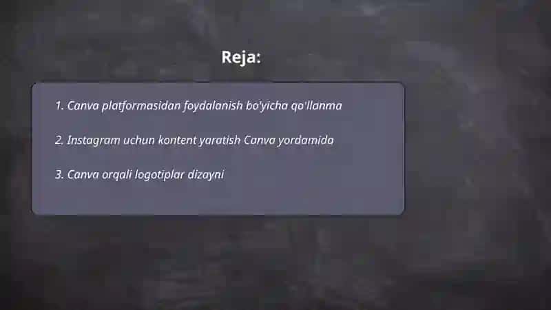 Canva platformasi 2