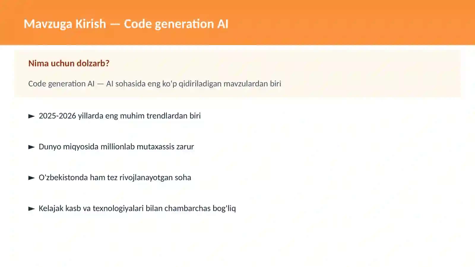 Code generation AI 2