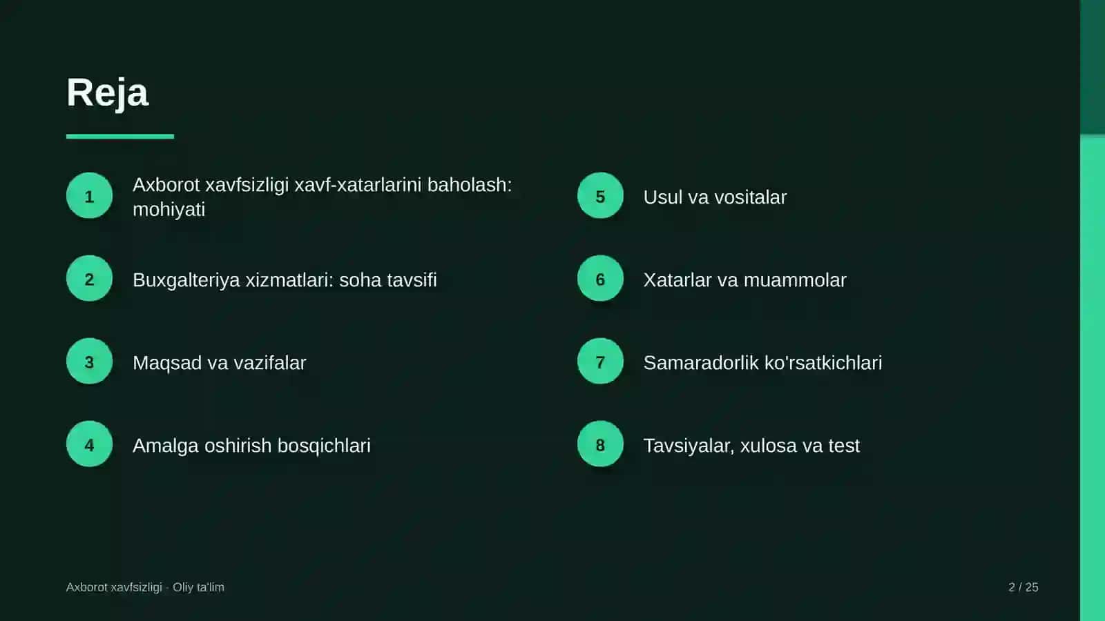 buxgalteriya xizmatlarida axborot xavfsizligi xavf xatarlarini baholash 7918 2
