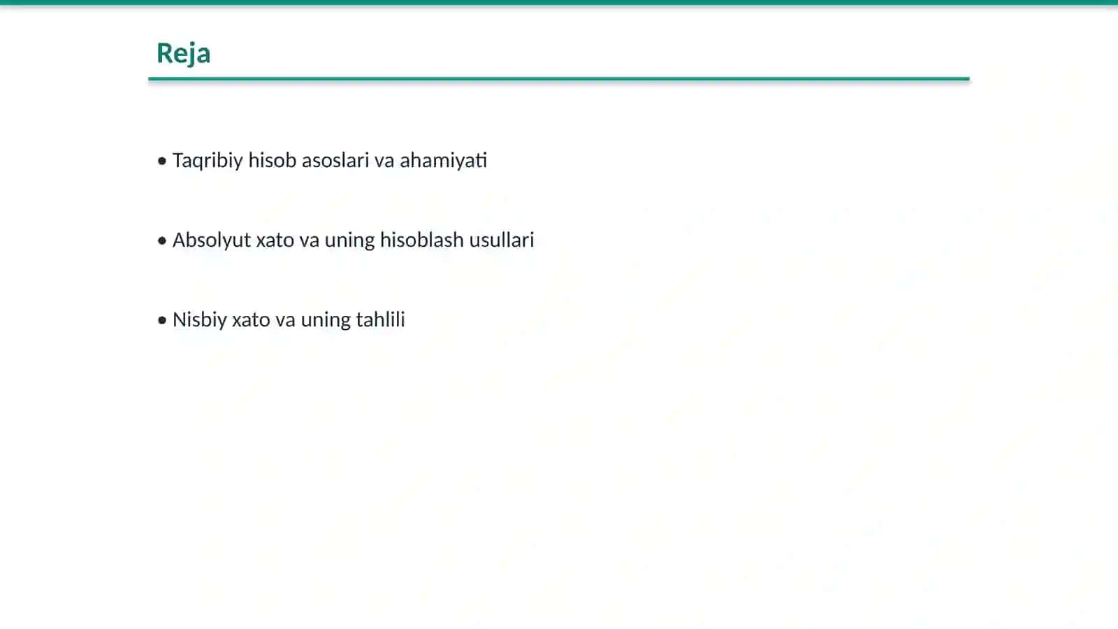 Taqribiy hisob absolyut va nisbiy xato sonlarni yaxlitlash usullari 2