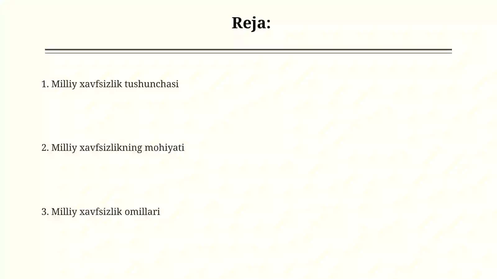Milliy xavfsizlikning ta'rifi va mohiyati 2
