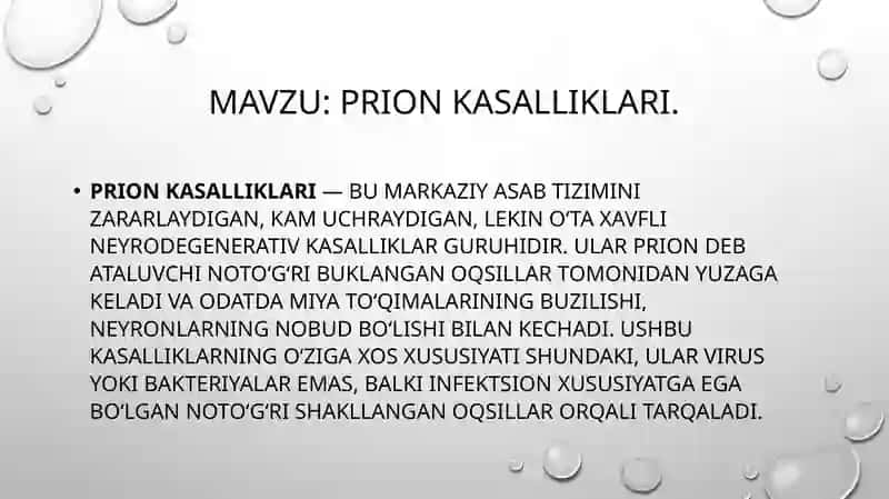 Prion kasalliklari 2