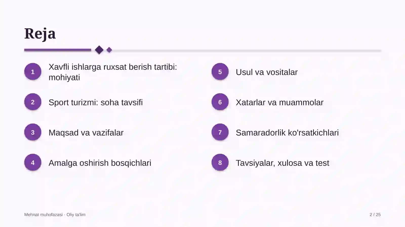 sport turizmida xavfli ishlarga ruxsat berish tartibi 9007 2