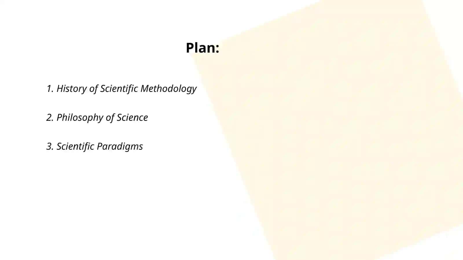 History of Scientific Methodology 2
