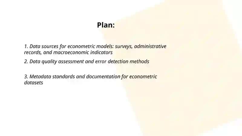 Information support of econometric models 2