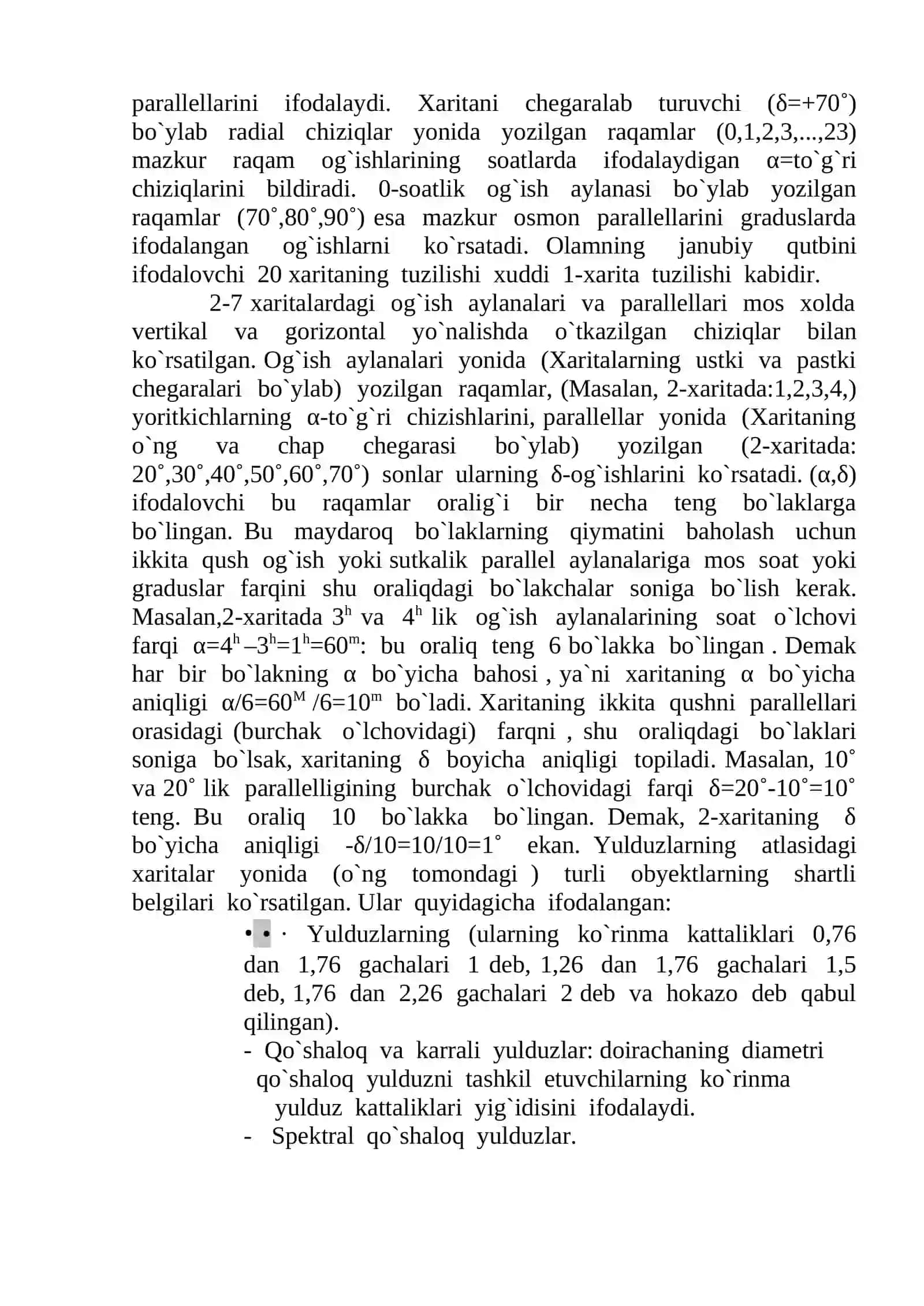 YULDUZLARNING KICHIK ATLASLARI 2