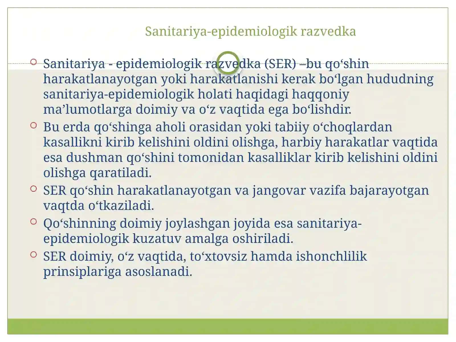 Sanitariya-epidemiologik razvedka 2