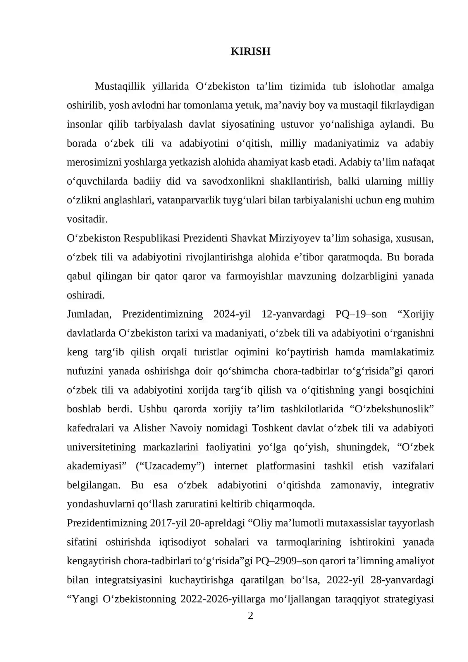 O‘zbek Adabiyotini O‘qitishda Integrativ Yondashuv 2