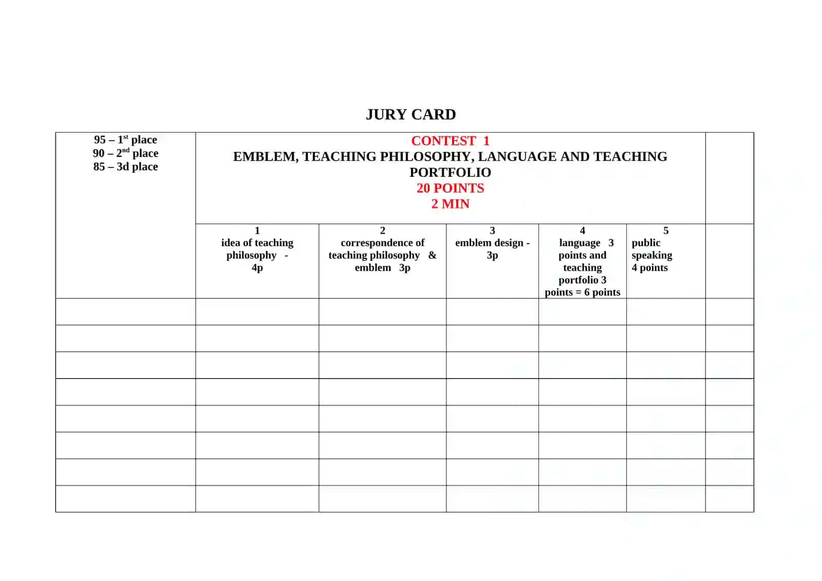 JURY CARD 2
