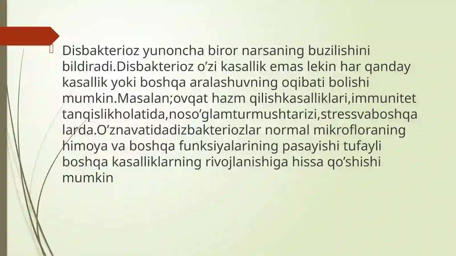 Dibakterioz va dizbakteriozning zamonaviy bakteriologik diagnostikasi 2