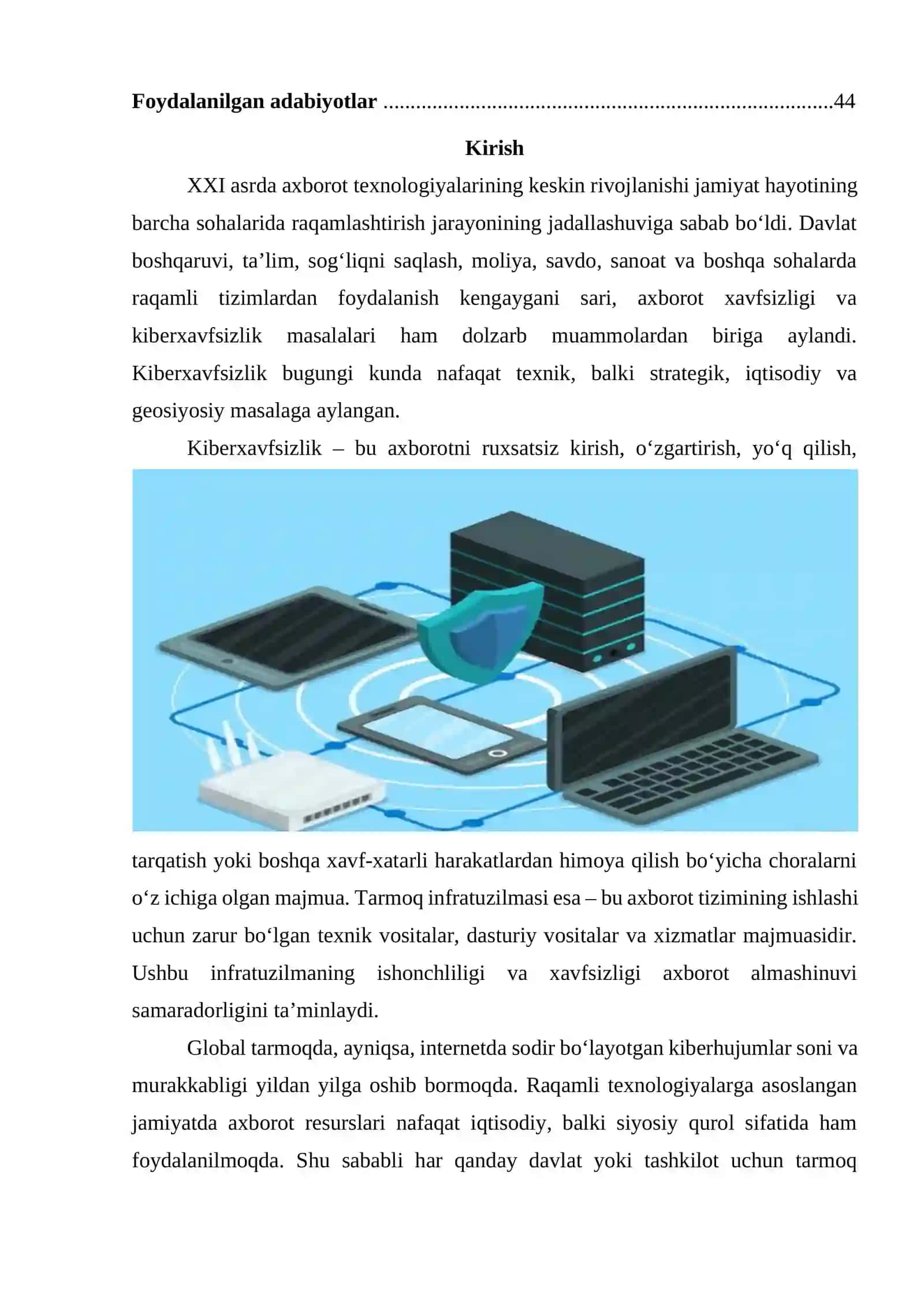 Kiberxavfsizlik va tarmoq infratuzilmasini himoya qilish strategiyasi 2