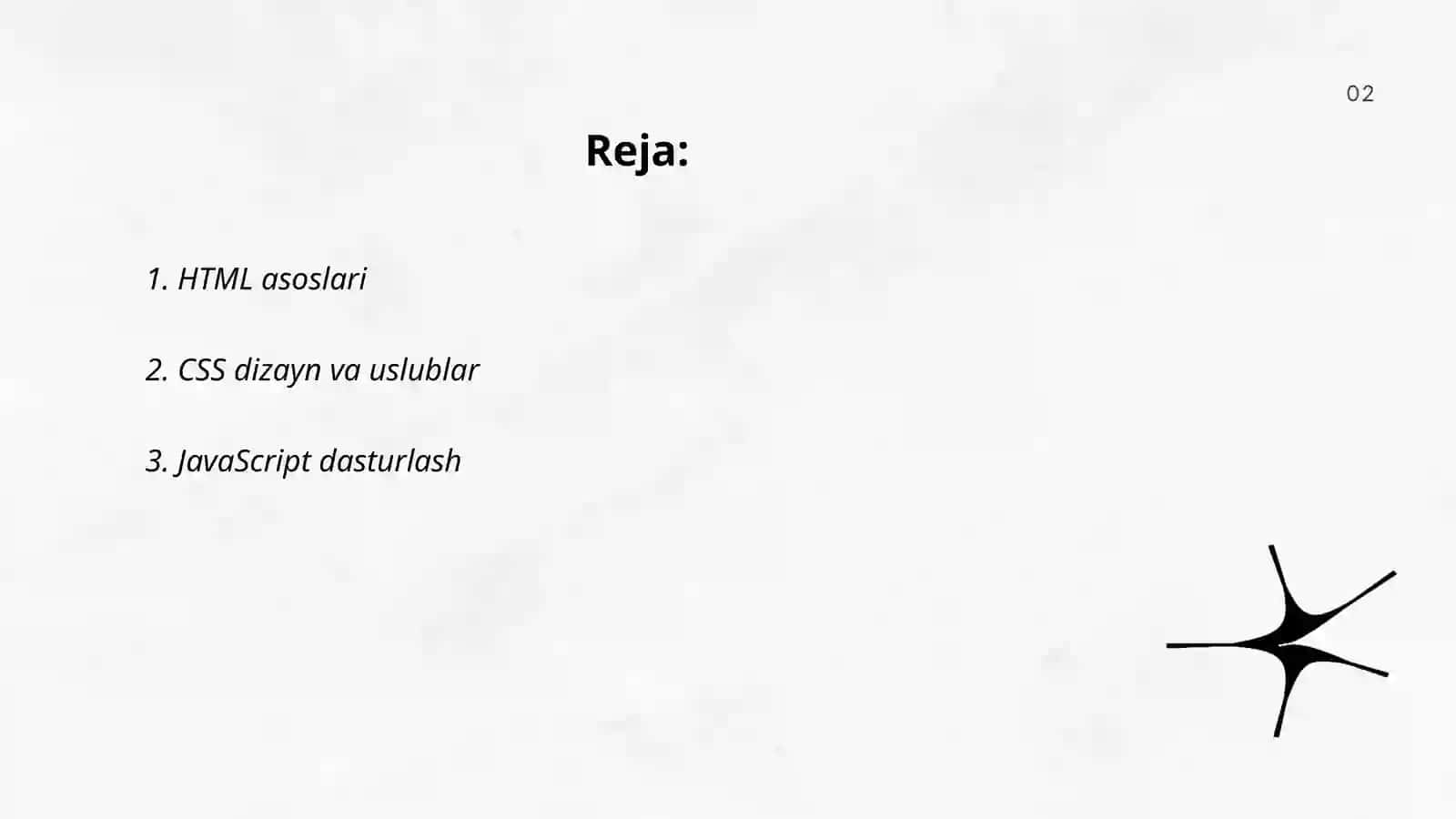 Web sahifalarni tahrirlash va saytlar yaratish texnologiyalari 2