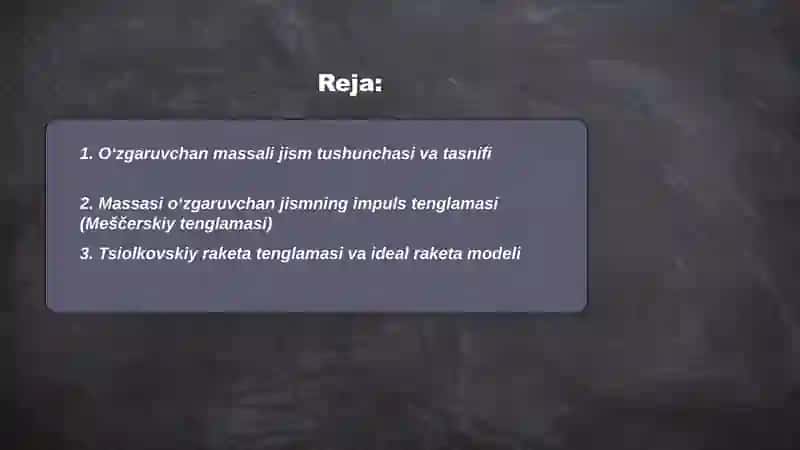Mamirbekov Muhammad-Ziyo fizika fanidan tayorlagan mustaqil talim ucun slaydi 2
