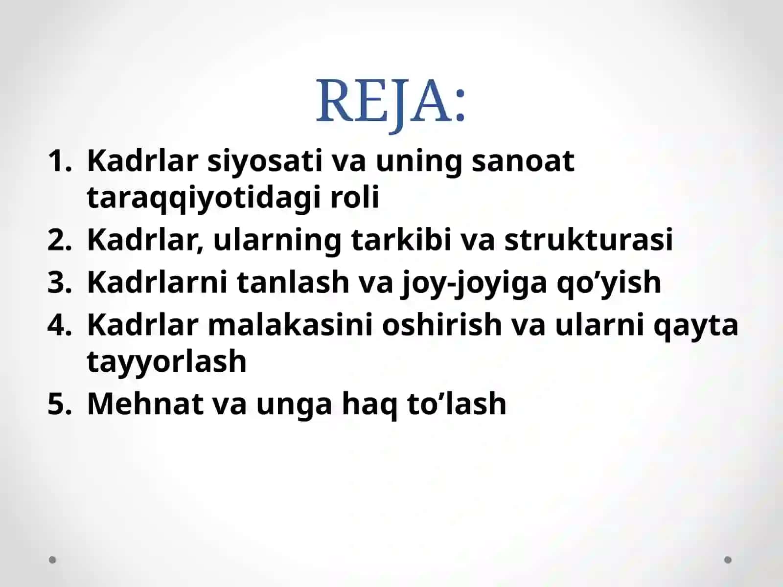 SANOATDA KARDLAR VA MEHNATGA HAQ TO’LASH 2