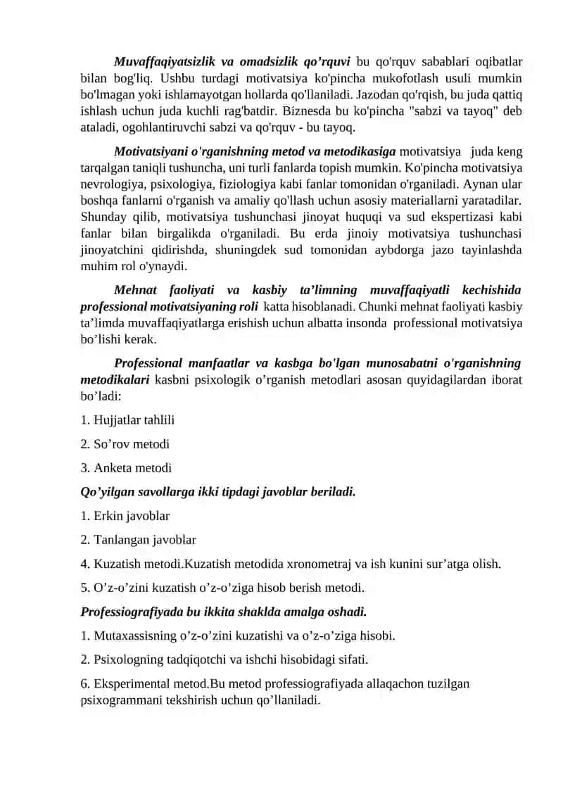 Ijtimoiy xulq motiv va motivatsiya 2