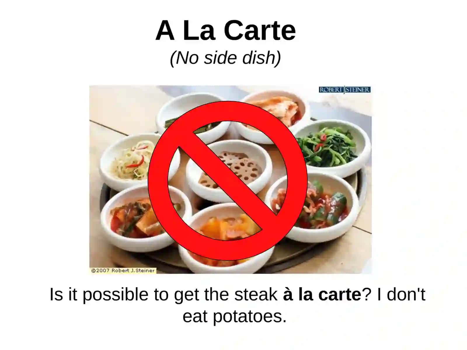 A La Carte 2