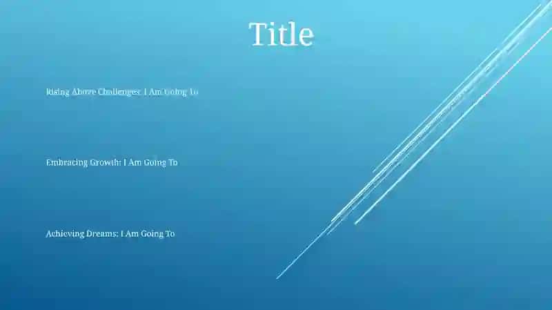 I Am Going To 2
