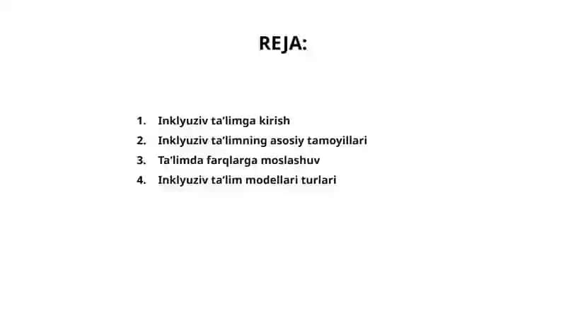 Inklyuziv taʼlim modellari 2