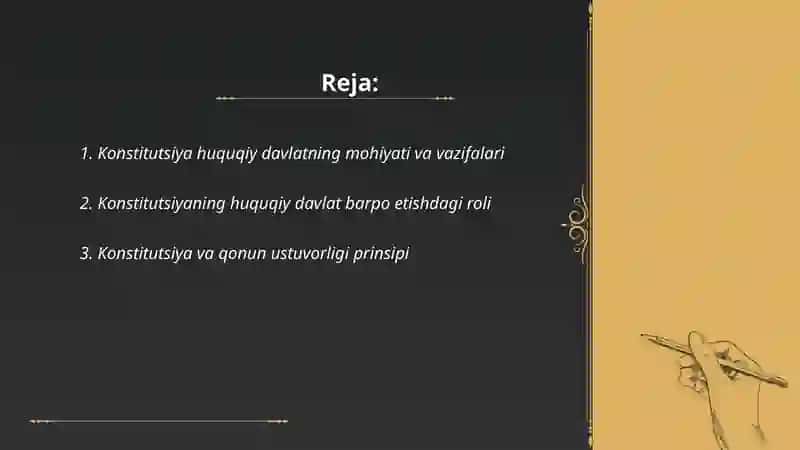 Konstitutsiya huqiquy davlatning asosi 2