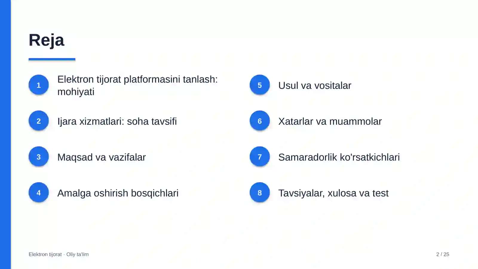 Ijara xizmatlarida elektron tijorat platformasini tanlash 2