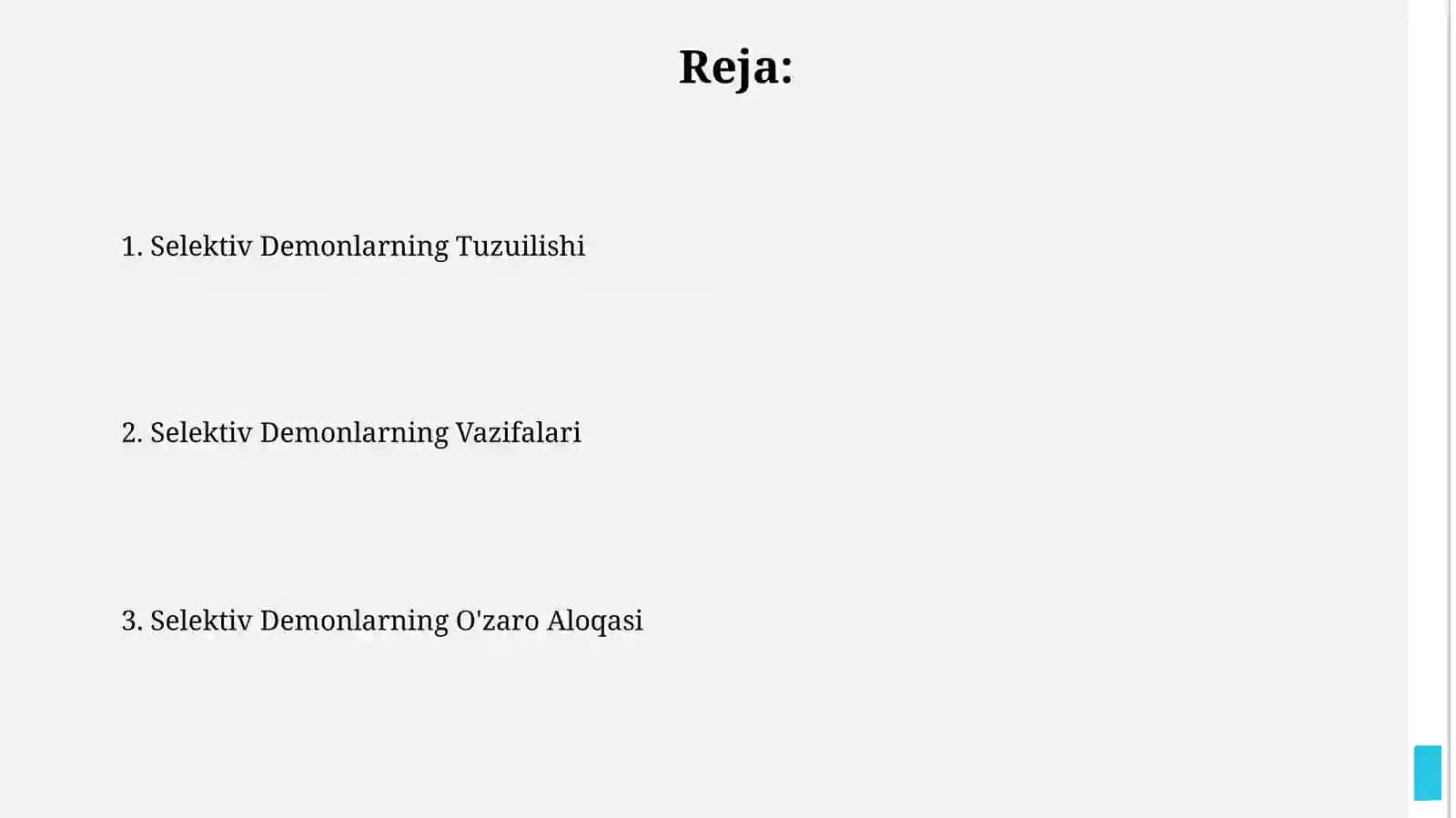 Valikli jinlarning tuzilishi va ishlashi 2