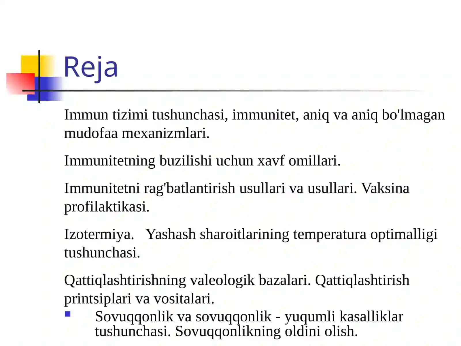 Immunitet haqida tushuncha 2
