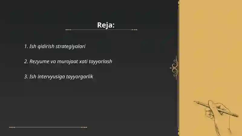 Ish qidirish strategiyalari 2