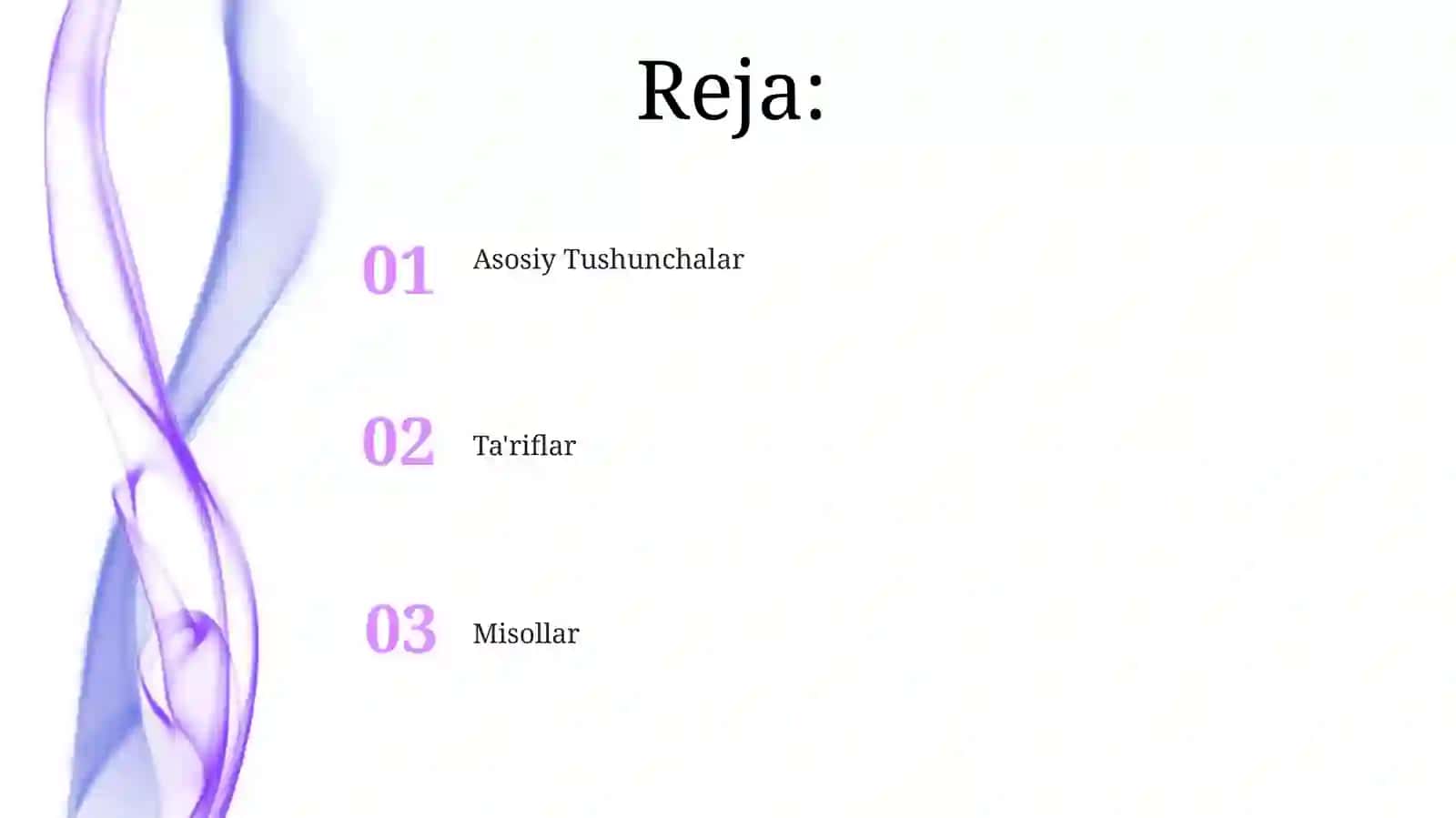Asosiy Tushunchalar 2