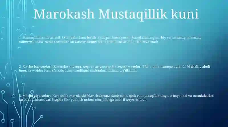 Marokashda O‘Tkaziladigan Festival Va Bayramlar 2