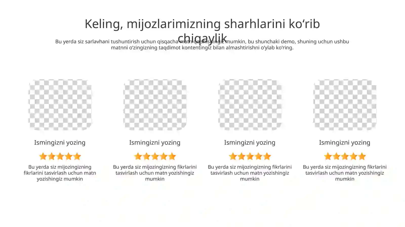 Client Feedback Taqdimoti (11 Slayd) 2