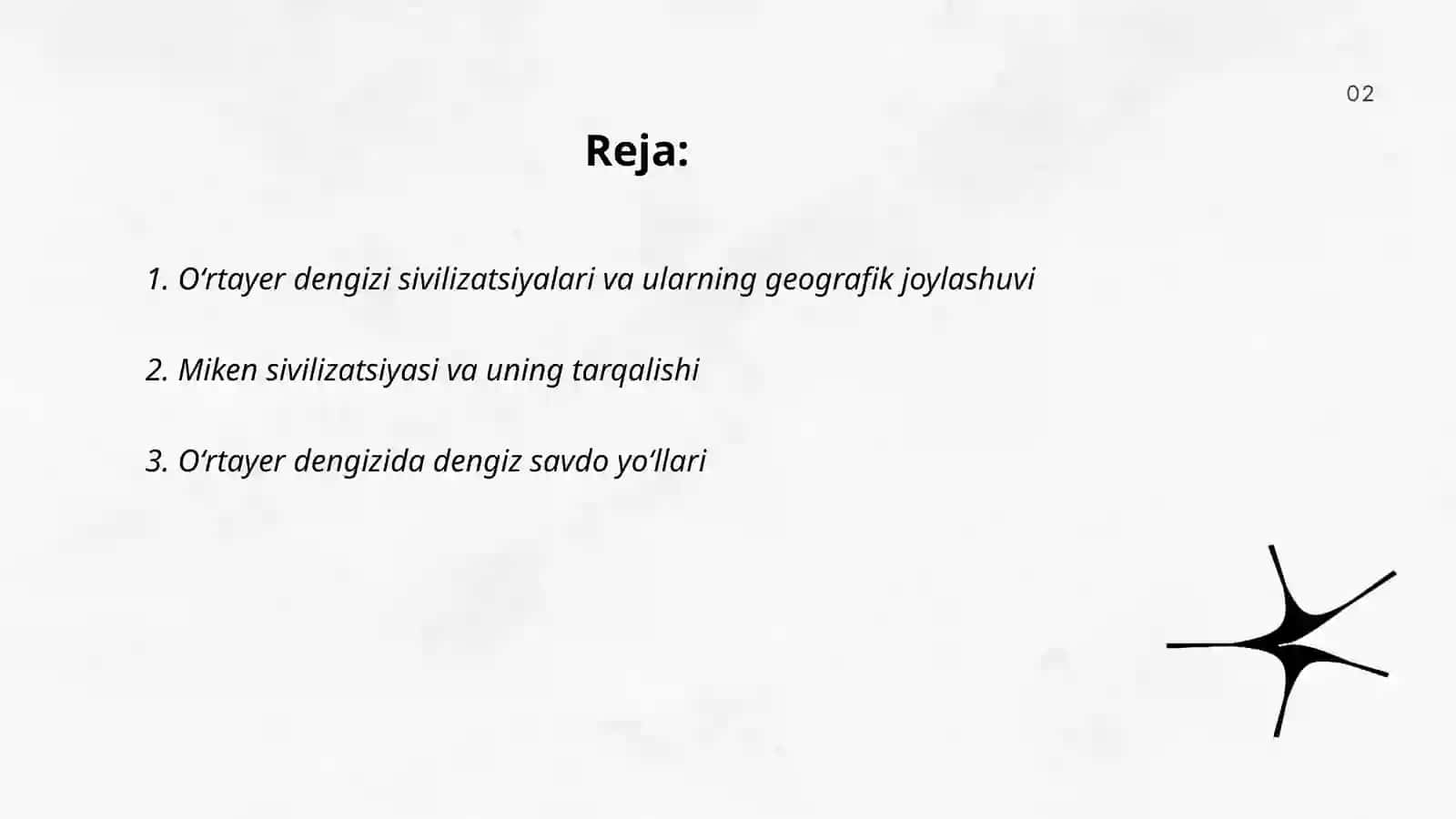 Oʻrtayer dengizi sivilizatsiyalari davri tarixiy geografiyasi 2