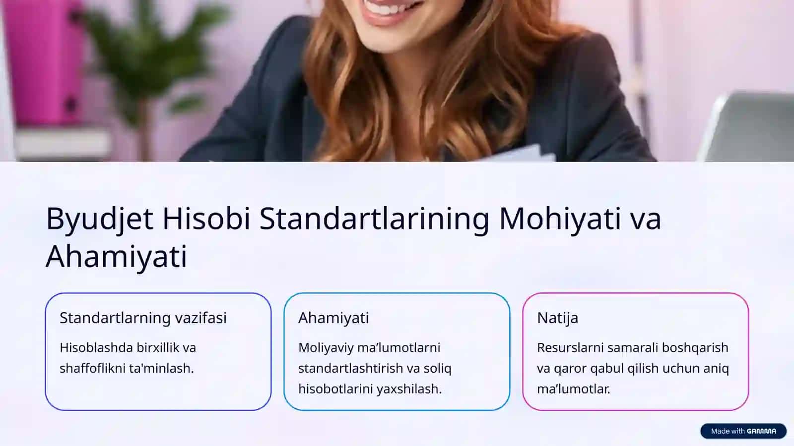Byudjet Hisobi Standartlari Asosida Hisob Ob’ektlarini Tan Olish va Hisobda Aks Ettirish 2