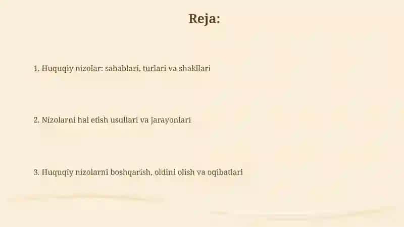 Huquqiy konflikt dinamikasi 2