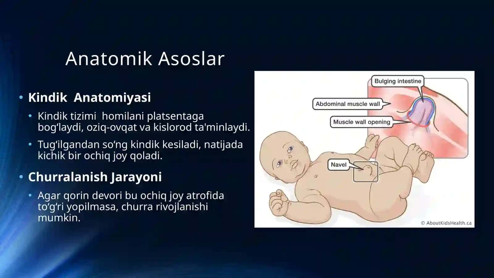 Kindik tizimchasi churrasi 2