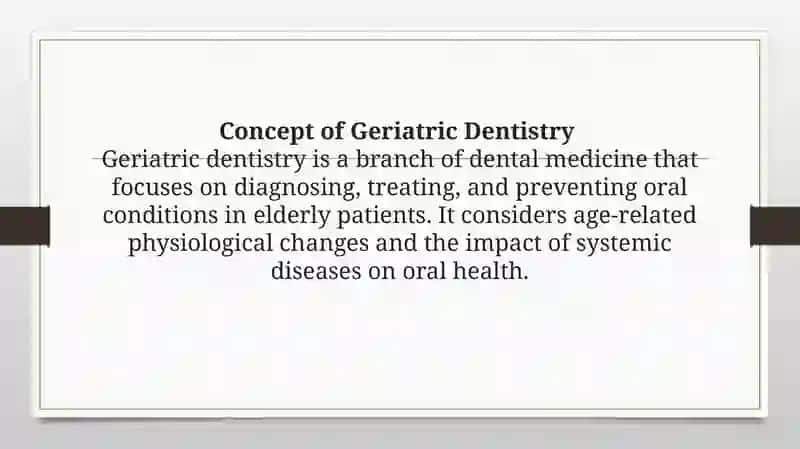 Geriatric Dentistry 2