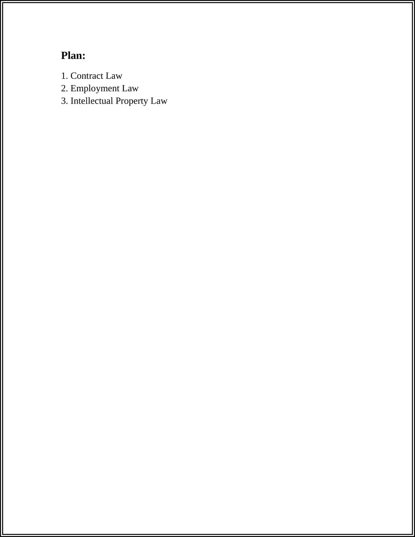 Contract Law Course 2