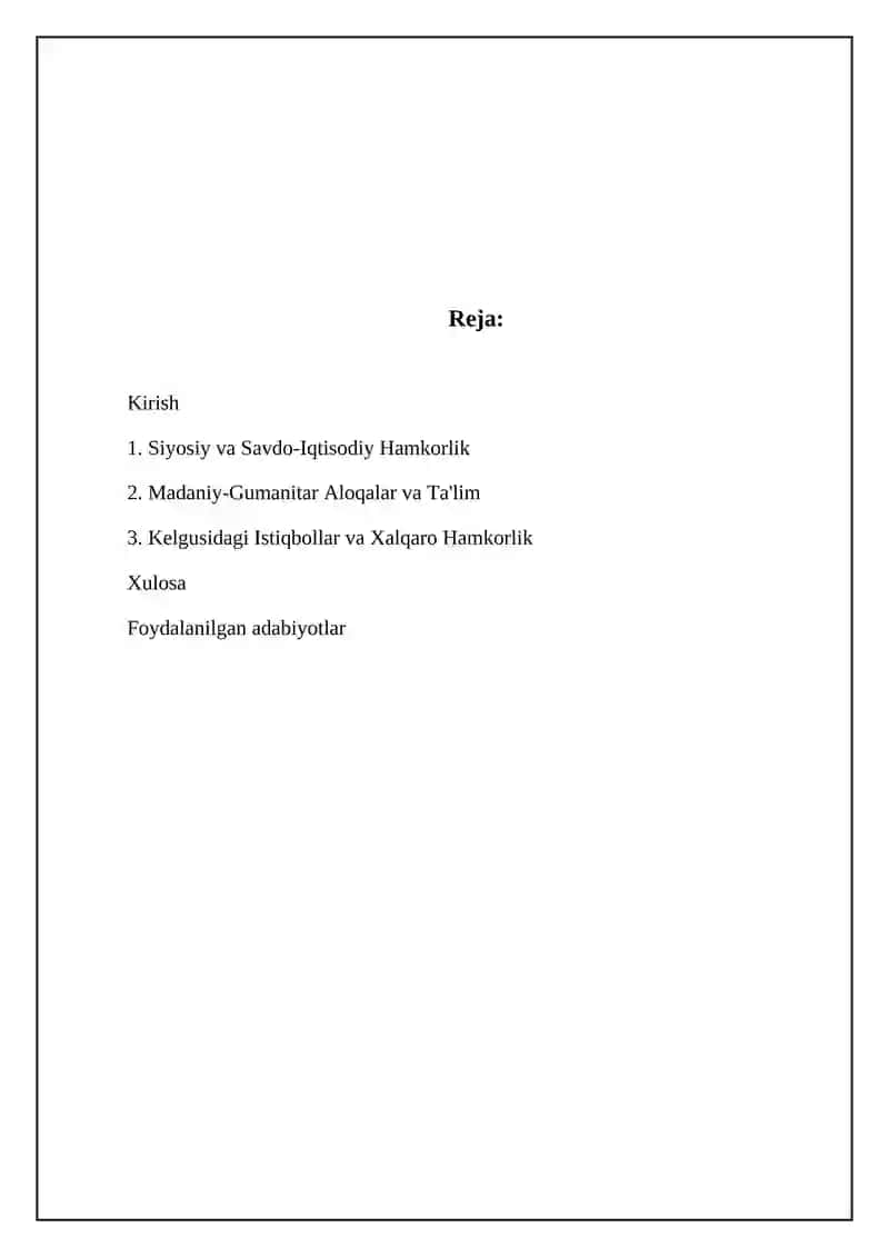 O'zbekiston va Misr aloqalari mustaqillik yillarida 2
