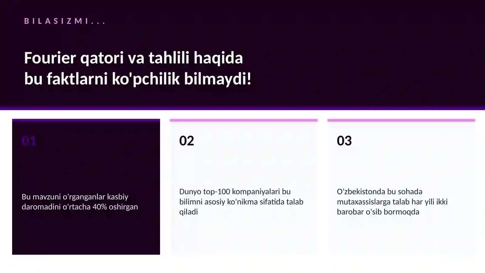 MATAMATIKA — UY VAZIFALARI 2
