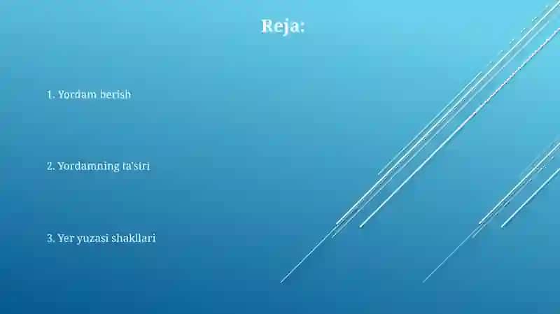 Relyef haqida 2