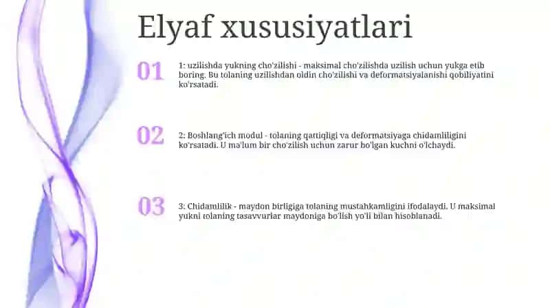 Paxta Mahsulotlarining Sifat Kòrsatkichlari 2